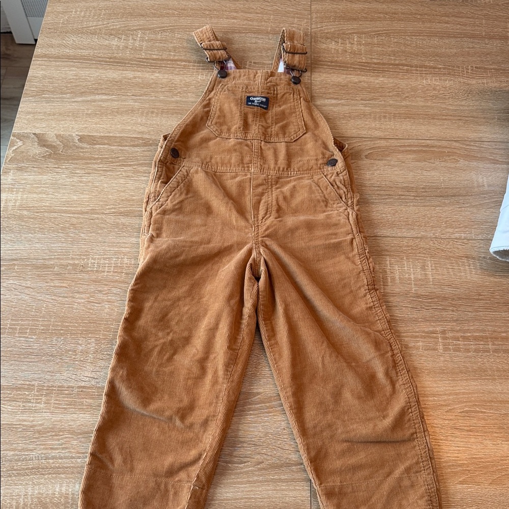 OshKosh B'gosh Tan Corduroy Overalls